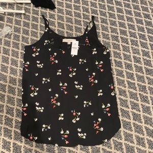 Loft shell tank floral print